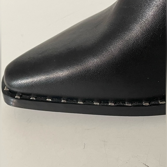 Aldo Black Leather Heeled Booties - Picture 3 of 12
